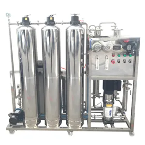 Factory cheap price 500LPH Automatic Stainless Steel RO water purifying machine purification system plant