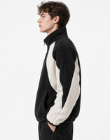 Veste Safari Polaire Réversible Brodé(e) à Blocs de Couleurs avec Logo Personnalisé OEM en Gros pour Hommes – Idéale pour le Streetwear Hivernal