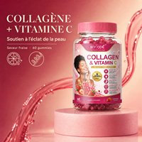 BIYODE Afrique Très Populaire Gommes Collagène & Vitamine C Complément Bien-être En Stock Faible MOQ Vente en Gros Direct Usine