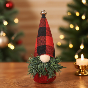 Gnomi Decorativi per Albero di Natale, Ornamenti Natalizi Fatti a Mano, Bambole di Babbo Natale Svedese in Peluche, Decorazioni Svedesi da Appendere - Product Image 2