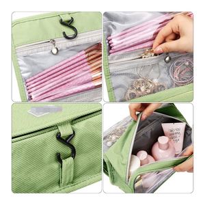 Toiletry <b>Bag</b> Travel <b>Bag</b> With Hanging Hook Water-resistant Makeup Cosmetic <b>Bag</b> Travel Organizer for <b>Make</b> <b>up</b> Accessories - Product Image 4