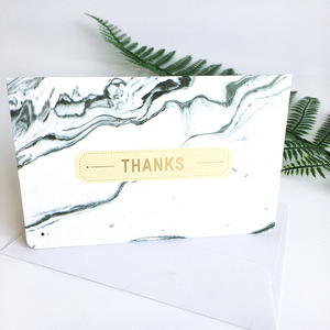 Cartes de vœux vierges en carton à motif marbre pour anniversaire et affaires, idéales pour le DIY - Product Image 5