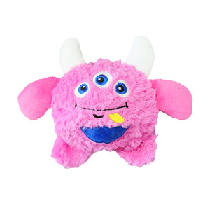 Venta al por mayor de fábrica, juguete ecológico para perros con chirrido de terciopelo, hermosa Bola de expresión TPR para masaje de cavidad oral <span class=keywords><strong>Shiba</strong></span> Inu - Product Image 2