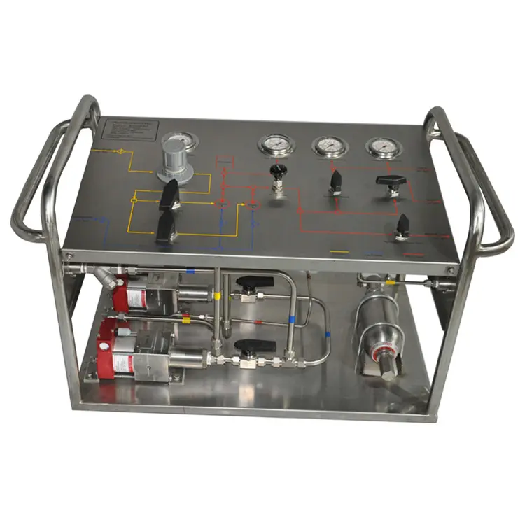 Ball Valve Water Hydrostatic Pressure Testing Machine Test Bench
