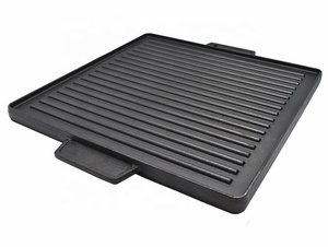 Gang đồ nấu nướng vỉ nướng Gang Bít Tết BBQ nướng vỉ nướng tấm vỉ nướng BBQ đảo ngược nướng PAN tấm - Product Image 2