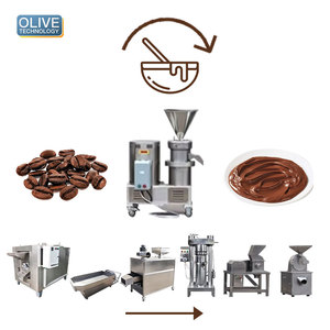 Machine à fabriquer du beurre de cacao au prix d'usine, broyeur de soja, acier inoxydable, finesse réglable, moulin colloïdal pour la pâte de cacao - Product Image 4