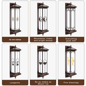 Nouvelle applique murale extérieure Desig <span class=keywords><strong>avec</strong></span> lumières montées IP65 lampes murales LED étanches à l'extérieur pour le jardin - Product Image 2