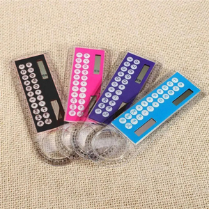 Regla Recta Ultrafina Mini en Oferta con Calculadora Solar, Lupa y Calculadora Multifunción de 10 cm, Material Escolar y de Oficina - Product Image 3