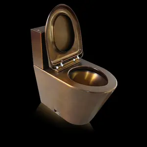 Pabrik Grosir Modern Logam Toilet Kelab Malam Menggunakan Stainless Steel Mengintip Toilet Cina untuk Dijual
