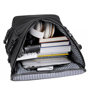 Sac à dos d'affaires haut de gamme pour homme, grande capacité, pour ordinateur portable, en tissu Oxford imperméable avec fermeture éclair, vente en gros - Product Image 4