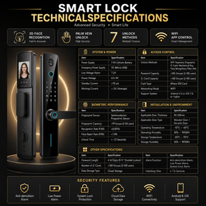Tuya WiFiスマート電子家具ロック 指紋認証 パスワード カードキーレスアクセス デジタルキャビネットロック OEM ODM - Product Image 3