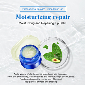 Baume à lèvres hydratant et réparateur pour femme, idéal pour l'hiver, Beyond Beauty, en pot bleu mignon, convient aussi aux hommes - Product Image 4