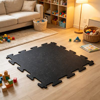 Tapis de sol en caoutchouc de haute qualité pour salle de sport, absorption des chocs, 15 mm, revêtement de sol en caoutchouc pour salle de sport