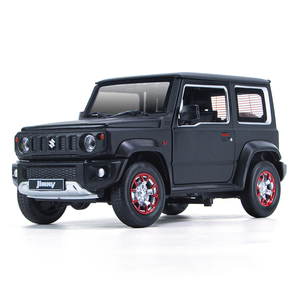 Modèle de voiture miniature <span class=keywords><strong>Suzuki</strong></span> <span class=keywords><strong>Jimny</strong></span> SUV en alliage moulé sous pression à l'échelle 1:18 avec fonction de recul, quatre portes ouvrables et piles bouton pour enfants - Product Image 6