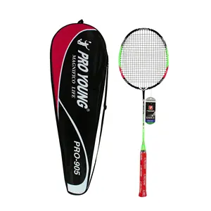 Raquette de badminton composite professionnelle fabriquée en moule souple à la dureté avec du carbone d'infraction pour l'entraînement adulte débutant