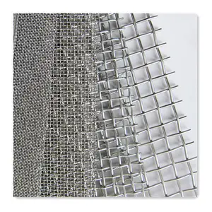 5 8 10 20 30 40 mesh ss woven wire cloth 4"*4" stainless mesh