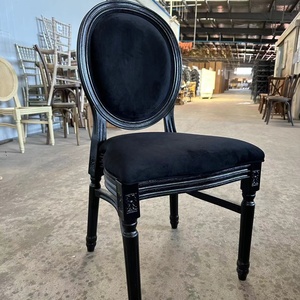 Chaise fantôme <span class=keywords><strong>de</strong></span> mariage <span class=keywords><strong>de</strong></span> fête d'événement <span class=keywords><strong>de</strong></span> <span class=keywords><strong>location</strong></span> <span class=keywords><strong>de</strong></span> salle à manger King Royal en plastique empilable <span class=keywords><strong>de</strong></span> couleur noire - Product Image 1