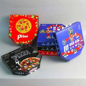 Boîte à pizza personnalisée avec nom imprimé, gaufrage et laminage mat, carton imprimé, machine à boîtes à pizza - Product Image 3