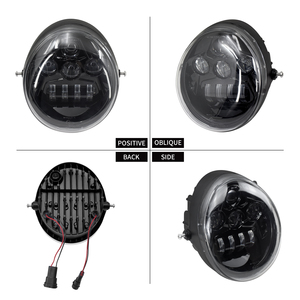 Faro LED para Motocicleta <span class=keywords><strong>Harley</strong></span>, Proyector LED con Luz Alta/Baja, DRL Daymaker para <span class=keywords><strong>Harley</strong></span> V-Rod VRSCA VRSCF - Product Image 3