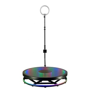 Xách tay Nguồn cung cấp bên video photobooth tự động xoay LED Glass 360 Photo Booth máy máy ảnh với giá nhà máy - Product Image 3