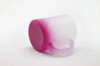 Tasses en verre dégradé vierges, gobelets en verre dépoli pour sublimation, tasses à bière personnalisées en verre coloré 11oz