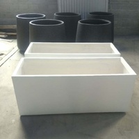 Pot de fleurs en argile fibreuse de haute qualité avec logo personnalisé, design moderne pour la décoration de pots de plantes d'extérieur, à suspendre ou à poser au sol