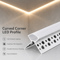 Profilé en aluminium 6063 pour bande LED encastrée – Approvisionnement direct usine pour la décoration intérieure de plafonds d'hôtels, bureaux et maisons