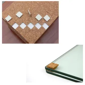 Cork Dividers For Double Glazing Glass Making PVC Rubber Glass Shipping Pads With Cling Foam