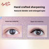 5 paires de faux cils en fourrure réutilisables fabriqués à la machine, longueurs variées, kit de cils en bande pour la vente en gros, avec bande propre pour le maquillage