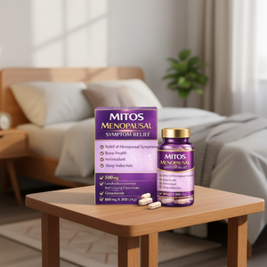 Tabletas de Isoflavona de Soya Mitos Flex Premium para la Salud de la Mujer, Menopausia y Salud Ósea, Antioxidante, Apoyo al Sueño, Marca Privada OEM - Product Image 3
