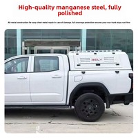 Capot de benne en acier au manganèse pour Chery Rely Pickup, blanc, avec 3 portes à ailes de mouette, pour atelier, vente en gros