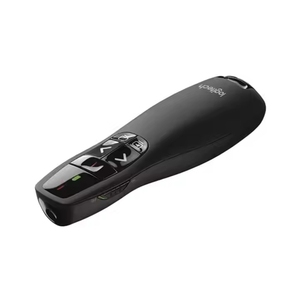 Logitech ดั้งเดิม R400 2.4GHz รีโมทคลิกเกอร์พร้อมปากกาเลเซอร์สีแดง50ฟุตนำเสนอหน้าหมุน - Product Image 3
