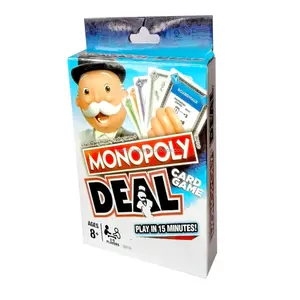 Customized spot card games, Monopoly classic English board game card games wholesale