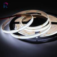 Bande lumineuse linéaire sans soudure Raymates IP65, 480 LED/m COB 8mm, pour éclairage architectural, commercial, de magasin, de meuble
