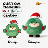 Jouet en peluche personnalisé série Noël, sûr et non toxique, certifié CE UKCA, recyclé, super doux et moelleux, mascotte personnalisée, cadeau, vente chaude