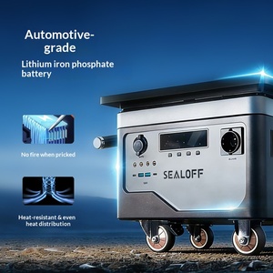 แบตเตอรี่สำรองพลังงานแสงอาทิตย์แบบพกพา LiFePO4 220V 2000W สำหรับใช้งานกลางแจ้ง  ระบบกักเก็บพลังงานแสงอาทิตย์กำลังสูง - Product Image 4