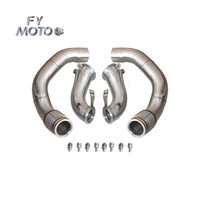 Tuyau de descente M PERFORMANCE en acier inoxydable pour moteur BMW M5 F90 M8 F91/F92/F93 2017-2021 S63 SS304
