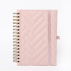 Nhà Máy Bán Buôn Cứng Bìa Vải Máy Tính Xách Tay <span class=keywords><strong>A5</strong></span> Kích Thước Lụa Cotton Tạp Chí Kế Hoạch Với Ban Nhạc - Product Image 2