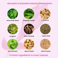 Haccp Libido Blend (60 Capsules) - Complément Alimentaire Naturel avec Maca, Ashwagandha, Vegan, Non-OGM, Sans Sucre