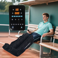 Appareil de compression séquentielle pneumatique à 6 chambres KANGWANJIA MF-8996-6D pour la récupération sportive, avec bottes de massage des jambes et pompe DVT