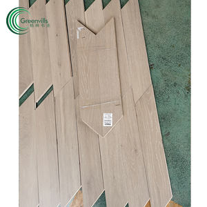En stock, prêt à expédier, plancher en bois dur véritable de qualité AB plancher en bois d'ingénierie chevron en chêne à chevrons, plancher d'ingénierie - Product Image 4