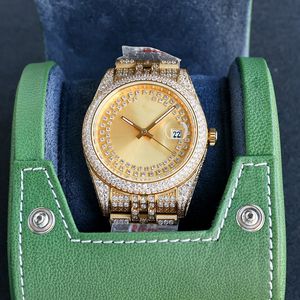 Montre-bracelet pour homme de qualité supérieure en moissanite, inspirée des créateurs, style business décontracté avec date - Product Image 1