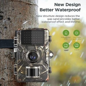 DH1 caméra de sentier de la faune Vision nocturne caméra de piège à animaux 2.5K caméra de <span class=keywords><strong>chasse</strong></span> de piste avec 38 pièces <span class=keywords><strong>940nm</strong></span> IR <span class=keywords><strong>LED</strong></span> et IP66 étanche - Product Image 5