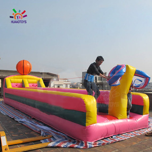 Thương mạ<span class=keywords><strong>i</strong></span> Inflatable Bungee nhảy chạy trò chơ<span class=keywords><strong>i</strong></span> thể thao bền hai làn đường Inflatable đường băng cuộc đua cạnh tranh - Product Image 3