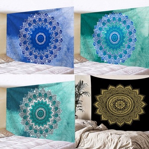 Bohemia Mandala serie Hippie psichedelica camera da letto <span class=keywords><strong>estetica</strong></span> personalizzata arazzo su misura mediazione Yoga Picnic tappetino - Product Image 6
