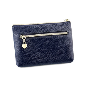 Portefeuille compact mini pour femmes <span class=keywords><strong>en</strong></span> cuir véritable, fermeture éclair lisse, intérieur <span class=keywords><strong>en</strong></span> polyester doux, idéal pour les étudiants et les adolescents - Product Image 1