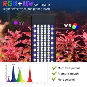 Hafta <span class=keywords><strong>Aqua</strong></span> RGB klip tuzlu su akvaryum LED ışık, Z400Z deniz, bitki için 6 renk ile 90W balık tankı ışık - Product Image 3