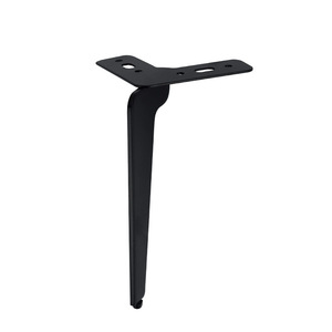Pata de Mueble Tipo Cuchillo de 15cm y 20cm, Negro Mate, Resistente, para Sofá, Mesa de Centro, Mueble de Almacenamiento, Diseño Minimalista, Acero Laminado en Frío - Product Image 4