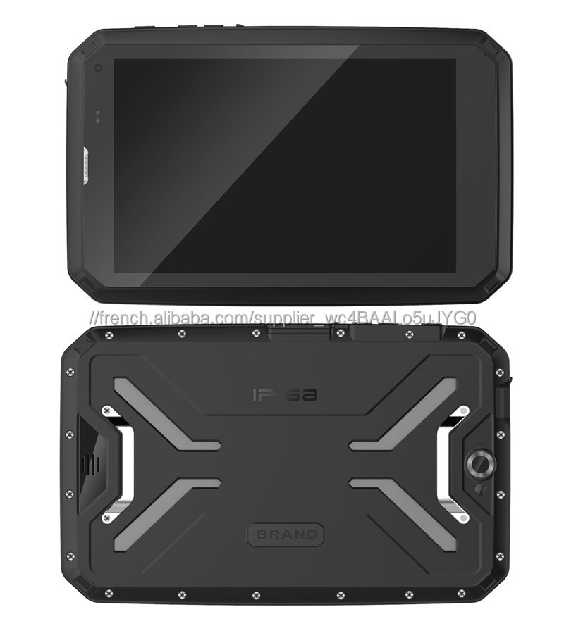 8 pouces Android 9,0 GPS 4G LTE octa Core IP68 durci imperméable à l&amp;#39;eau Tablet PC ordinateur avec NFC Barcode scanner