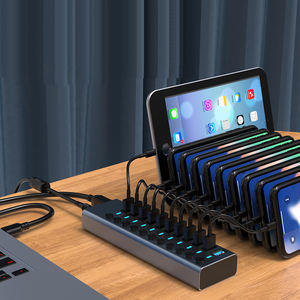 11 en 1 station de charge multi USB support chargeur de bureau Power group contrô<span class=keywords><strong>le</strong></span> brosse dock - Product Image 4